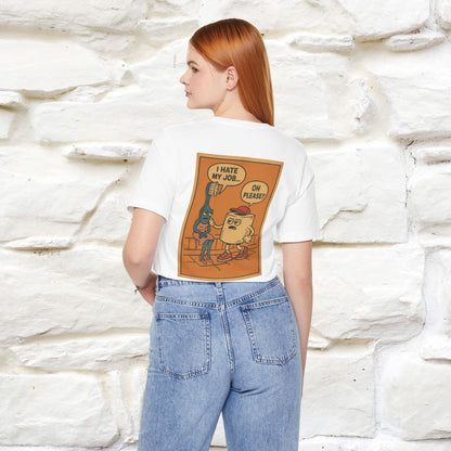 "I Hate My Job ... Oh Please" Funny Cat T-shirt |Nunu&Miao Studio - Nunu&Miao Studio