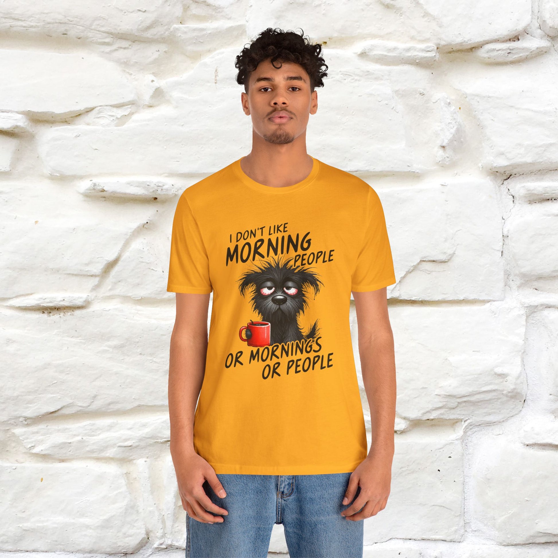 "I Don't Like Morning People..." Funny T-shirt |Nunu&Miao Studio - Nunu&Miao Studio