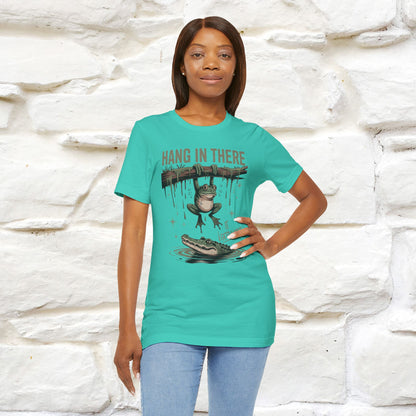 "Hang In There" Funny T-shirt |Nunu&Miao Studio - Nunu&Miao Studio