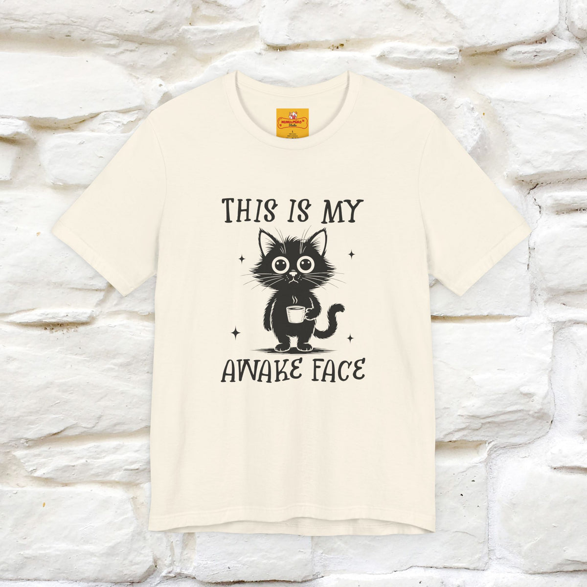 "This is My Awake Face" Cat T-Shirt | Funny Design | Nunu&Miao Studio