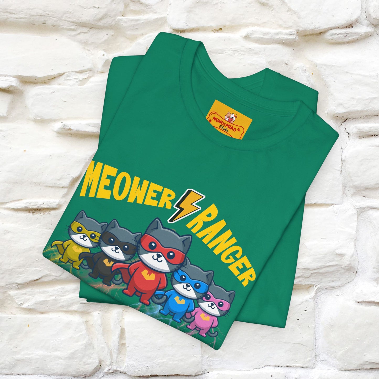 ''Meower Ranger''| CatT-Shirt | Nunu&Miao Studio - Nunu&Miao Studio