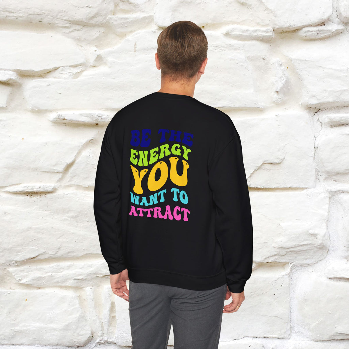 "Be The Energy ...'' |Cat Sweatshirt | Nunu&Miao Studio