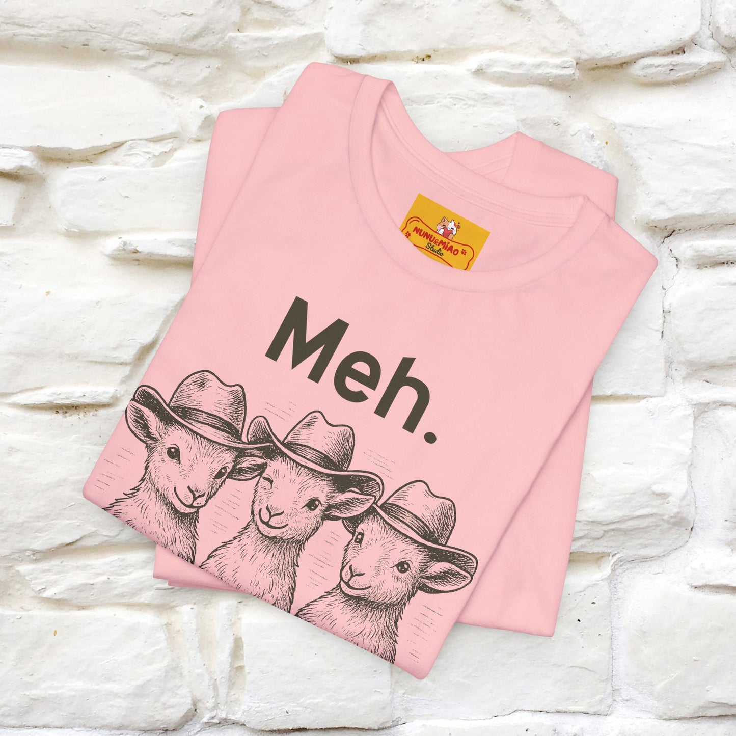 "Meh" Cute T-shirt |Nunu&Miao Studio - Nunu&Miao Studio