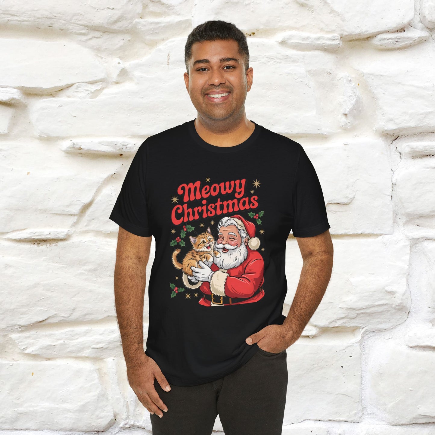 “Meowy Christmas” | Cat T-Shirt | Nunu&Miao Studio