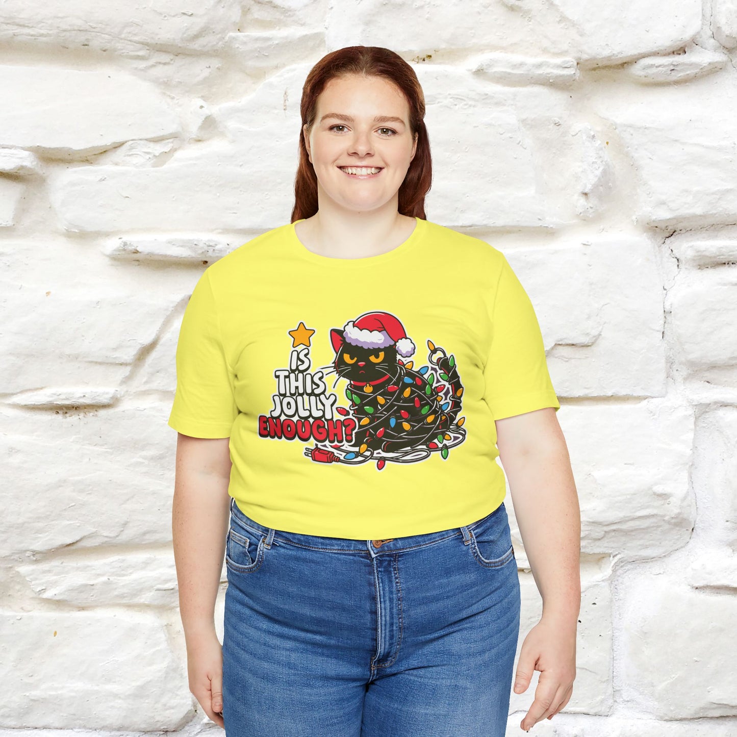 “Is This Jolly Enough?” | Cat T-Shirt | Nunu&Miao Studio