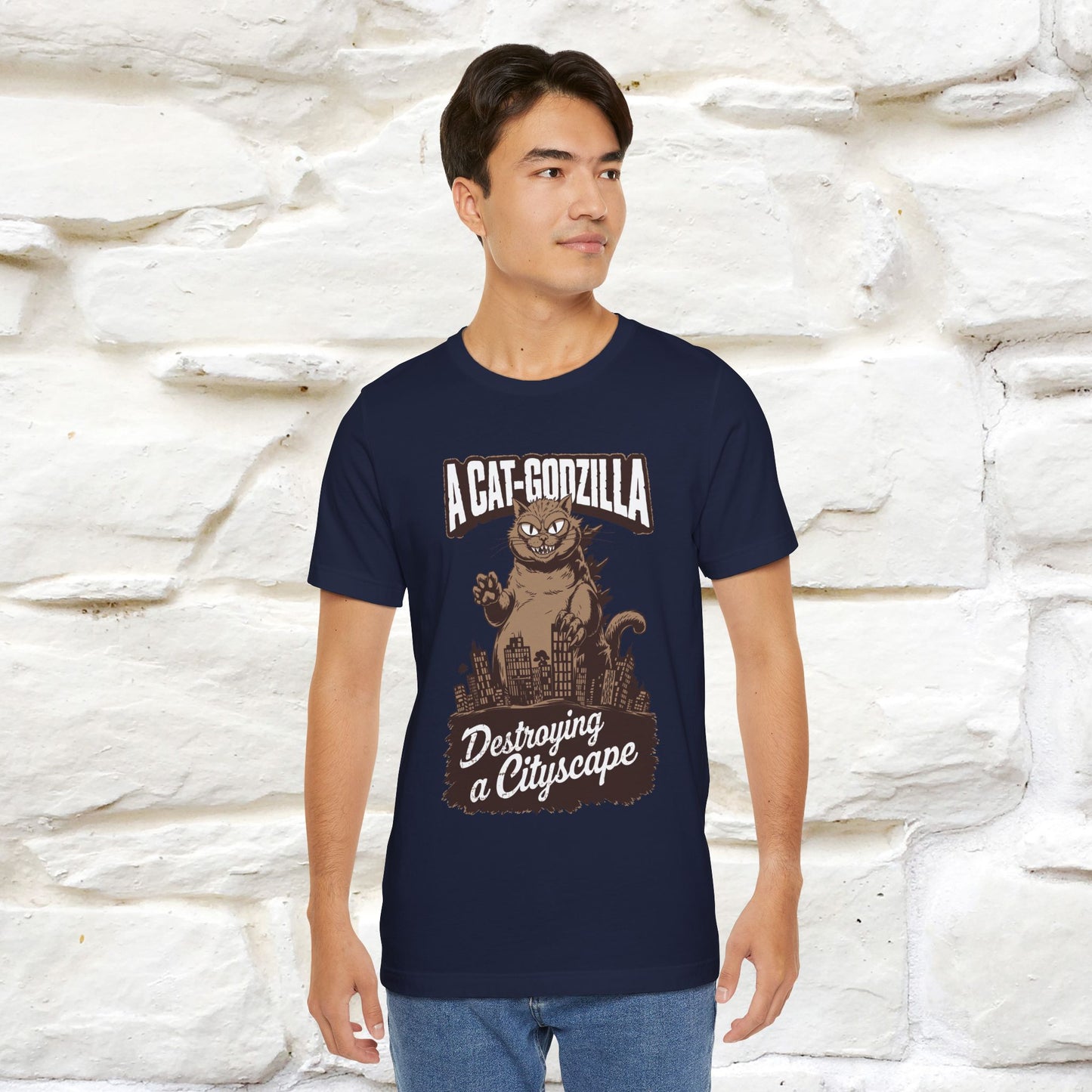 ''A Cat-Godzilla ''| CatT-Shirt | Nunu&Miao Studio - Nunu&Miao Studio