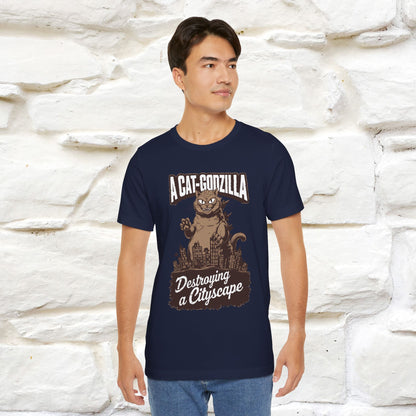 ''A Cat-Godzilla ''| CatT-Shirt | Nunu&Miao Studio - Nunu&Miao Studio
