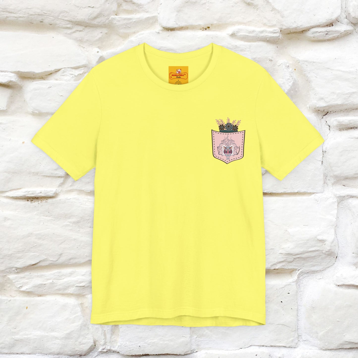 ''Air Fire Cat'' | Cat T-Shirt Front and Back Design | Nunu&Miao Studio - Nunu&Miao Studio