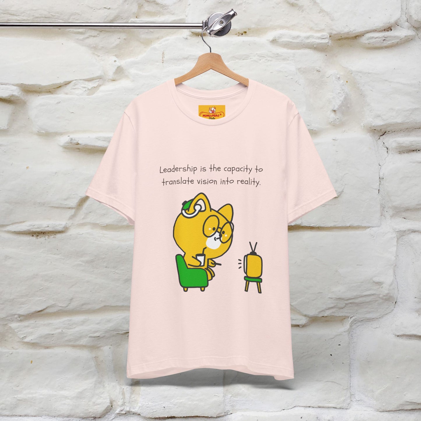 "Leadership Is the Capacity to Translate ..." Cat T-Shirt  | Nunu&Miao Studio - Nunu&Miao Studio
