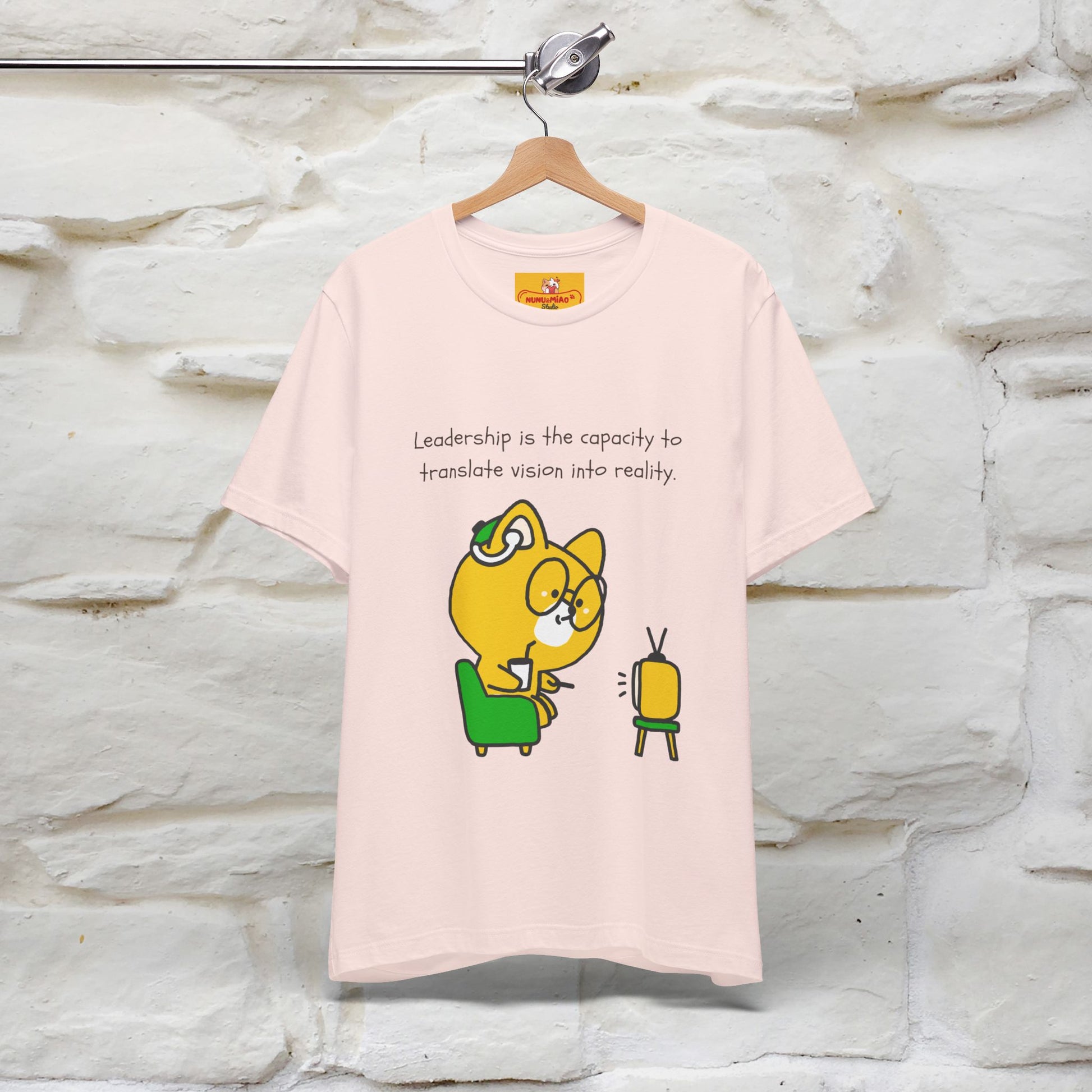 "Leadership Is the Capacity to Translate ..." Cat T-Shirt  | Nunu&Miao Studio - Nunu&Miao Studio