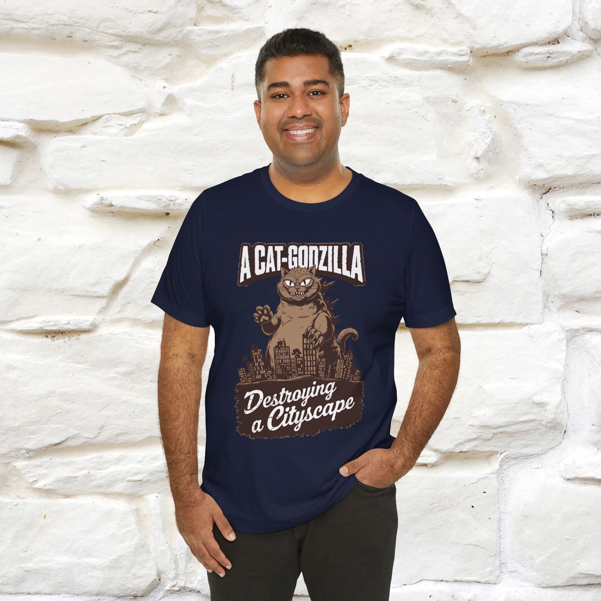 ''A Cat-Godzilla ''| CatT-Shirt | Nunu&Miao Studio - Nunu&Miao Studio
