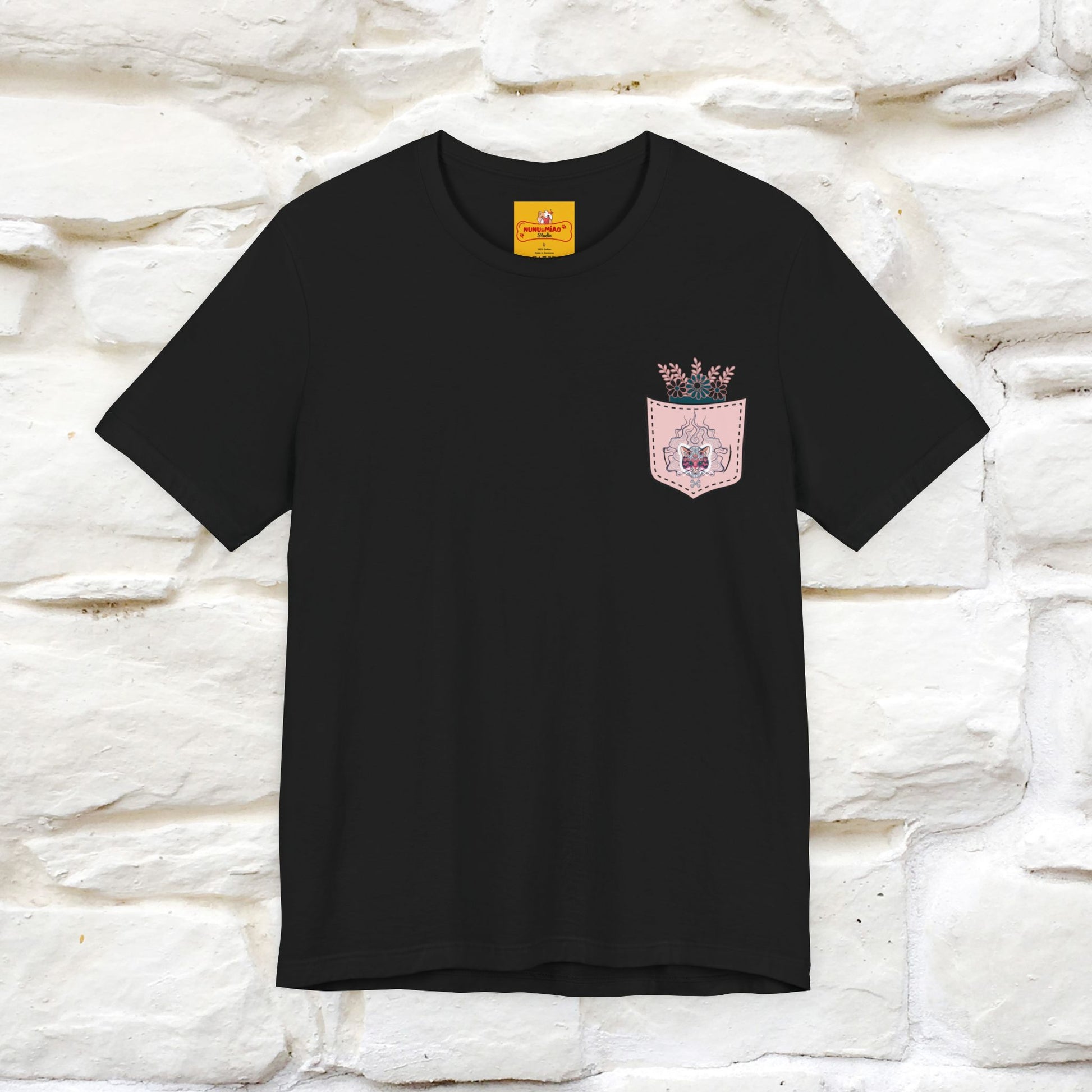 ''Air Fire Cat'' | Cat T-Shirt Front and Back Design | Nunu&Miao Studio - Nunu&Miao Studio