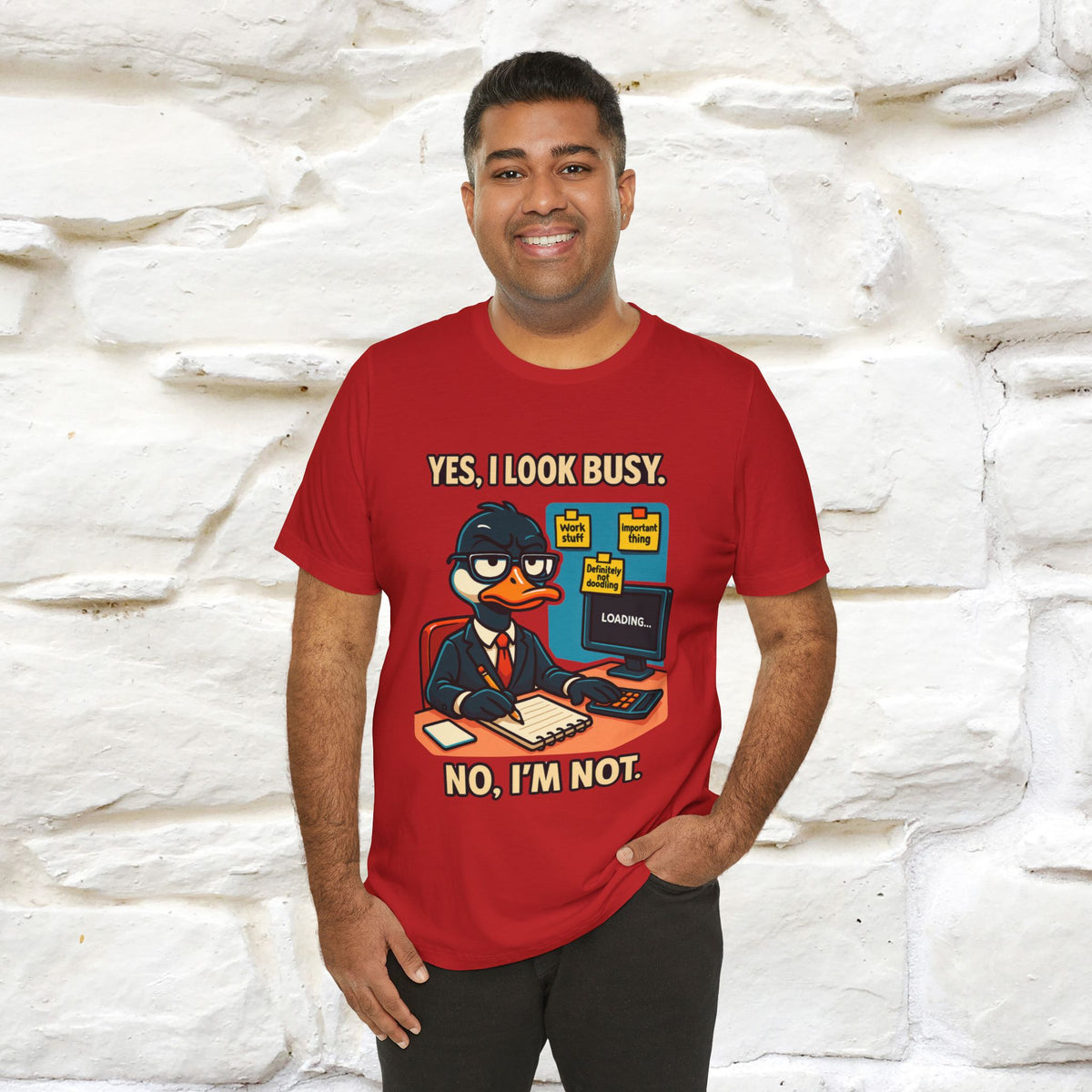 ''Yes, I Look Busy. No I'm Not.''|  Sarcastic Cat T-Shirt | Nunu&Miao Studio