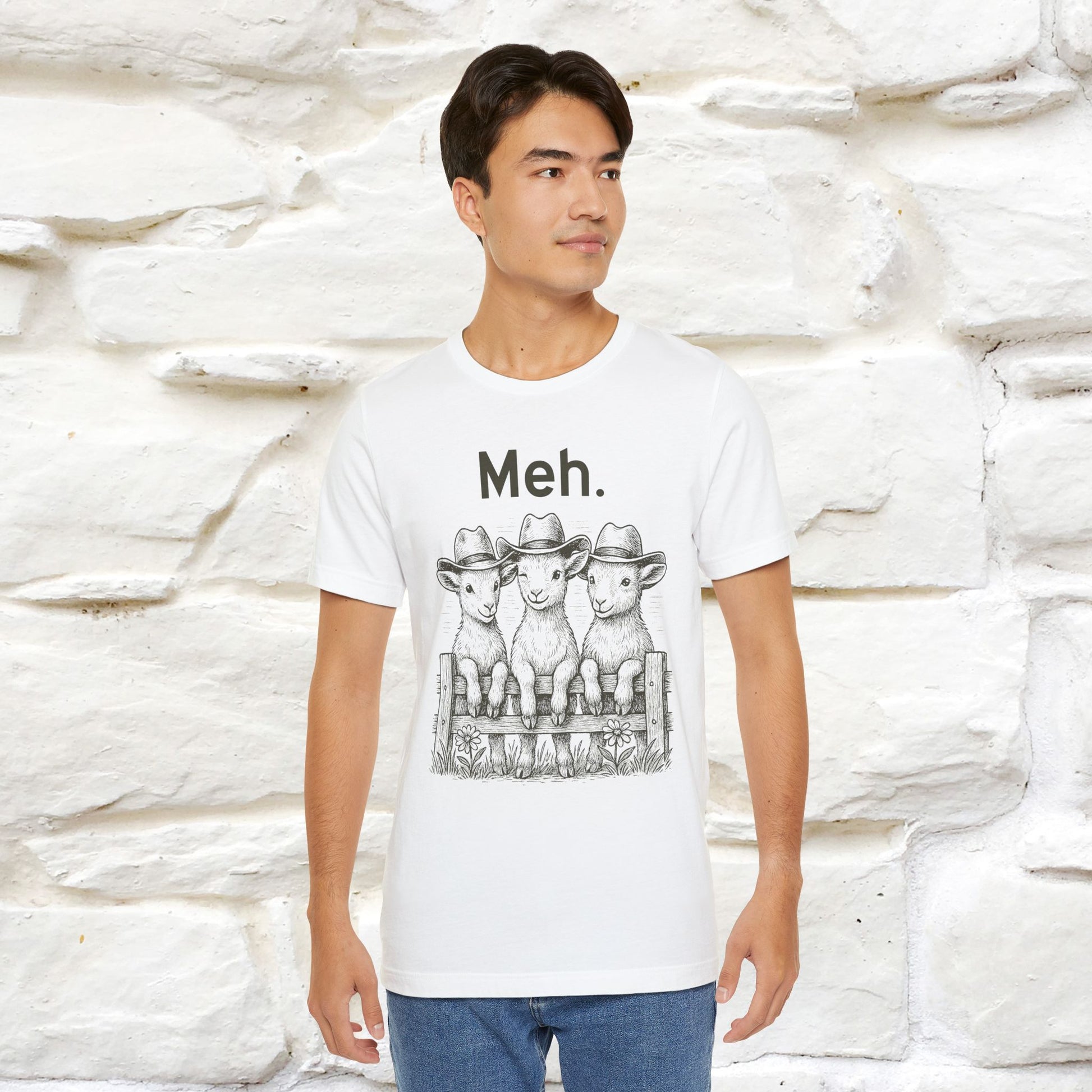 "Meh" Cute T-shirt |Nunu&Miao Studio - Nunu&Miao Studio