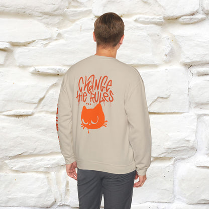 "Change The Rules'' |Cat Sweatshirt | Nunu&Miao Studio