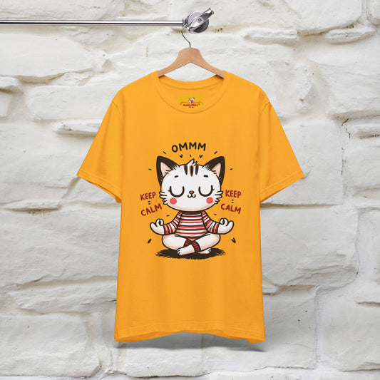 Ommm, Keep Calm | Relaxed Cat Shirt for Men & Women | 100% Cotton* - Nunu&Miao Studio