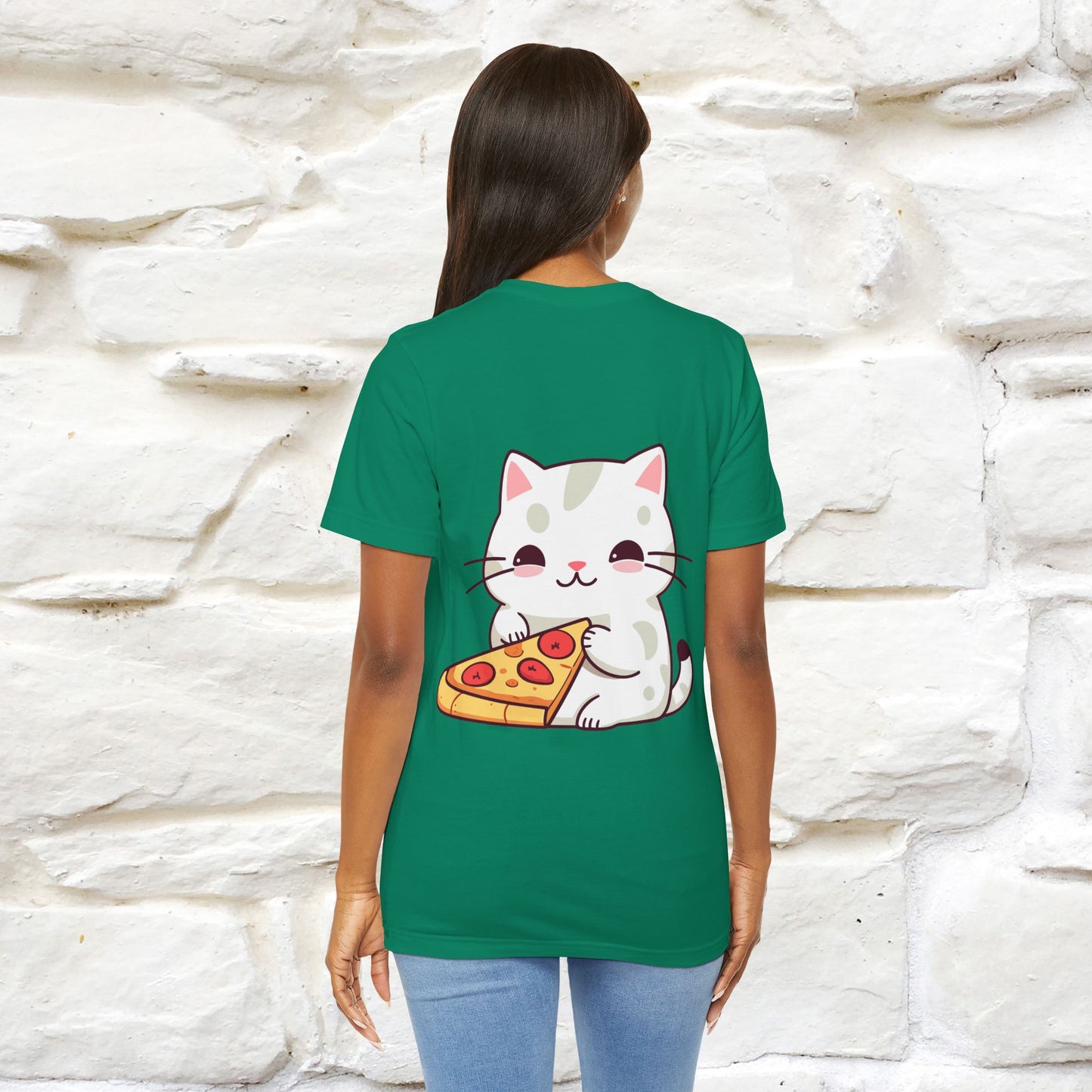 "I Love Pizza"| Cat T-shirt | Nunu&Miao Studio - Nunu&Miao Studio
