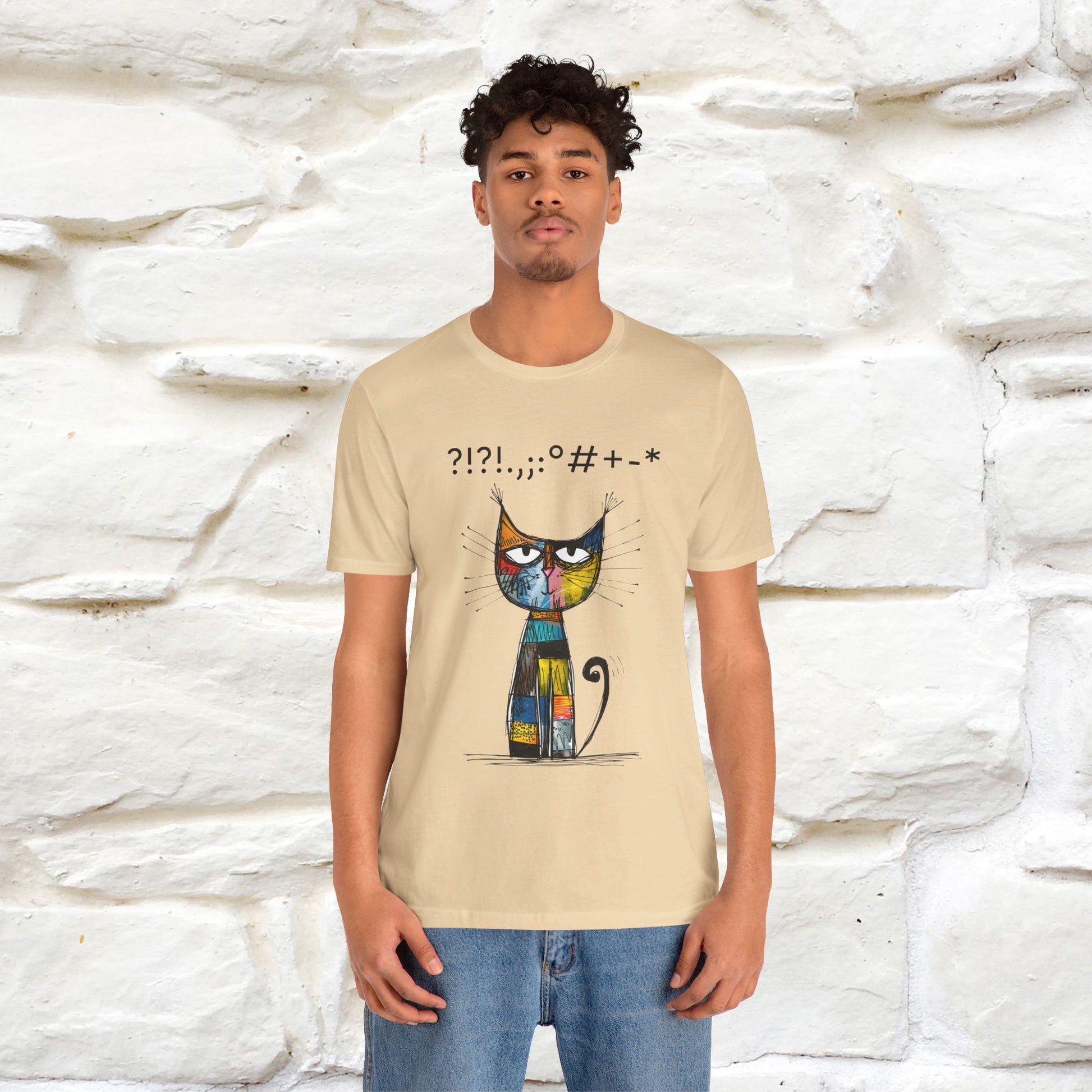 "Enigma" Cat T-shirt |Nunu&Miao Studio - Nunu&Miao Studio