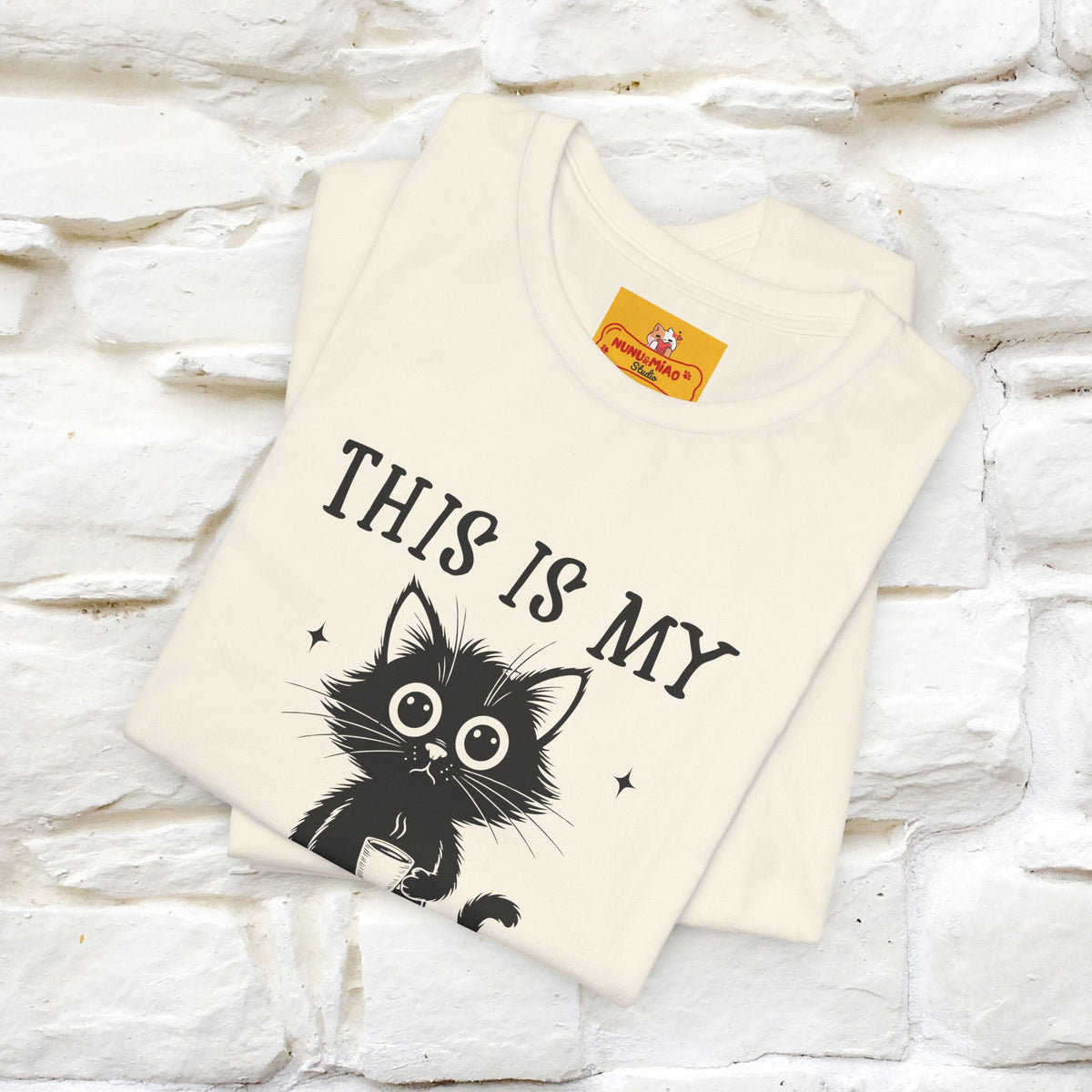 "This is My Awake Face" Cat T-Shirt | Funny Design | Nunu&Miao Studio