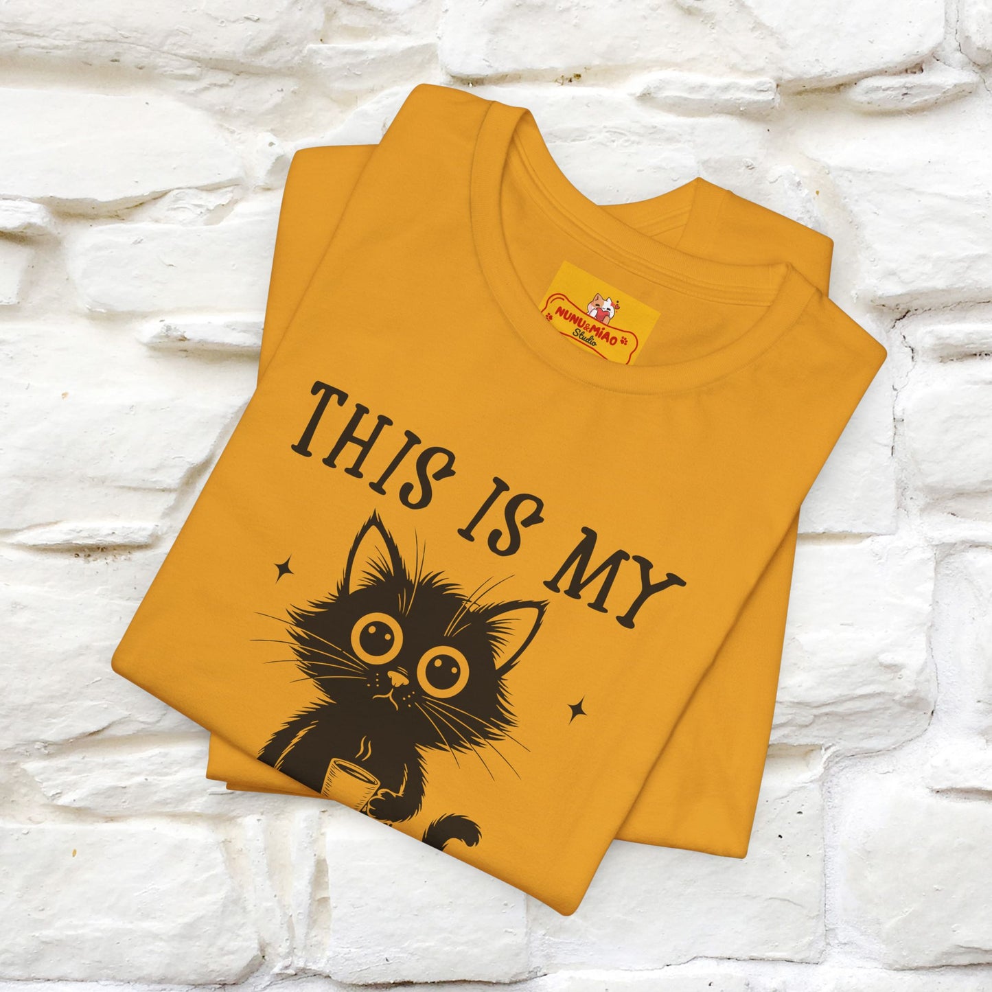 "This is My Awake Face" Cat T-Shirt | Funny Design | Nunu&Miao Studio - Nunu&Miao Studio