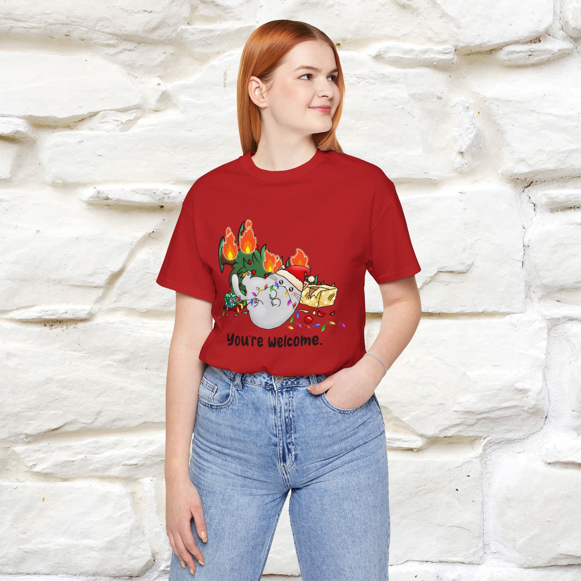 You're Welcome | Sarcastic Cat Christmas Shirt  |Nunu&Miao Studio - Nunu&Miao Studio