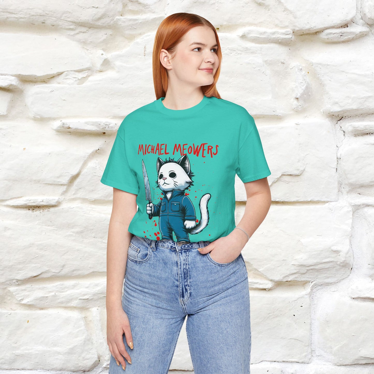 ''Michael Meowers'' Cat T-Shirt |  | Nunu&Miao Studio - Nunu&Miao Studio