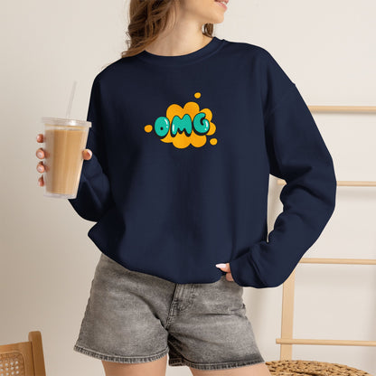 "OMG'' |Cat Sweatshirt | Nunu&Miao Studio