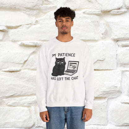 ''My Patience Has Left ...'' | Cute Cat Sweatshirt | Nunu&Miao Studio