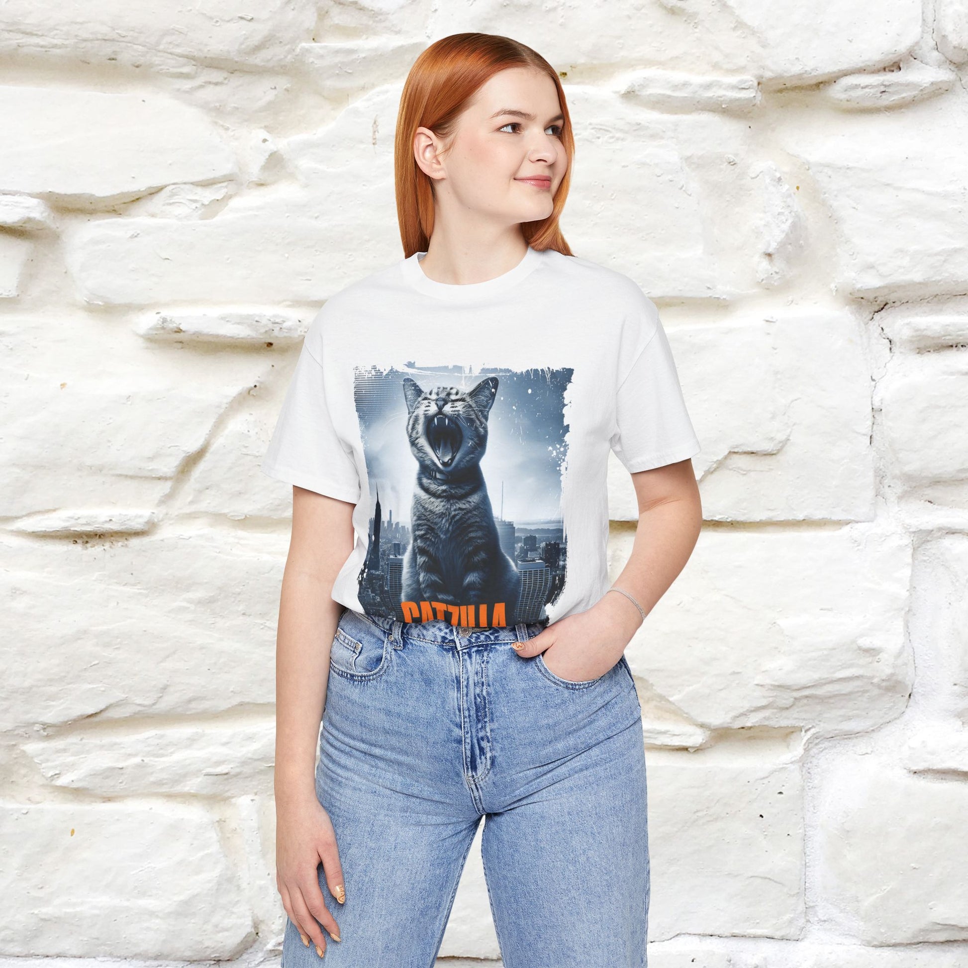 Catzilla T-Shirt | Cat T-Shirt | Nunu&Miao Studio - Nunu&Miao Studio