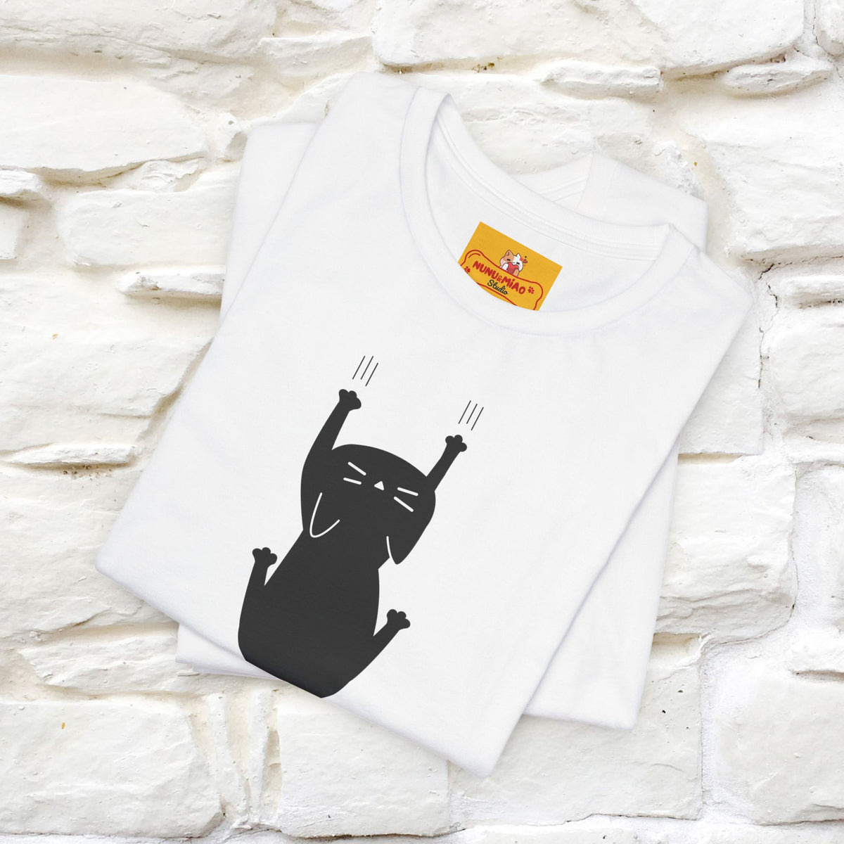 "“I Am in a Toxic Relationship"  Funny Cat T-Shirt | Front & Back Design | Nunu&Miao Studio