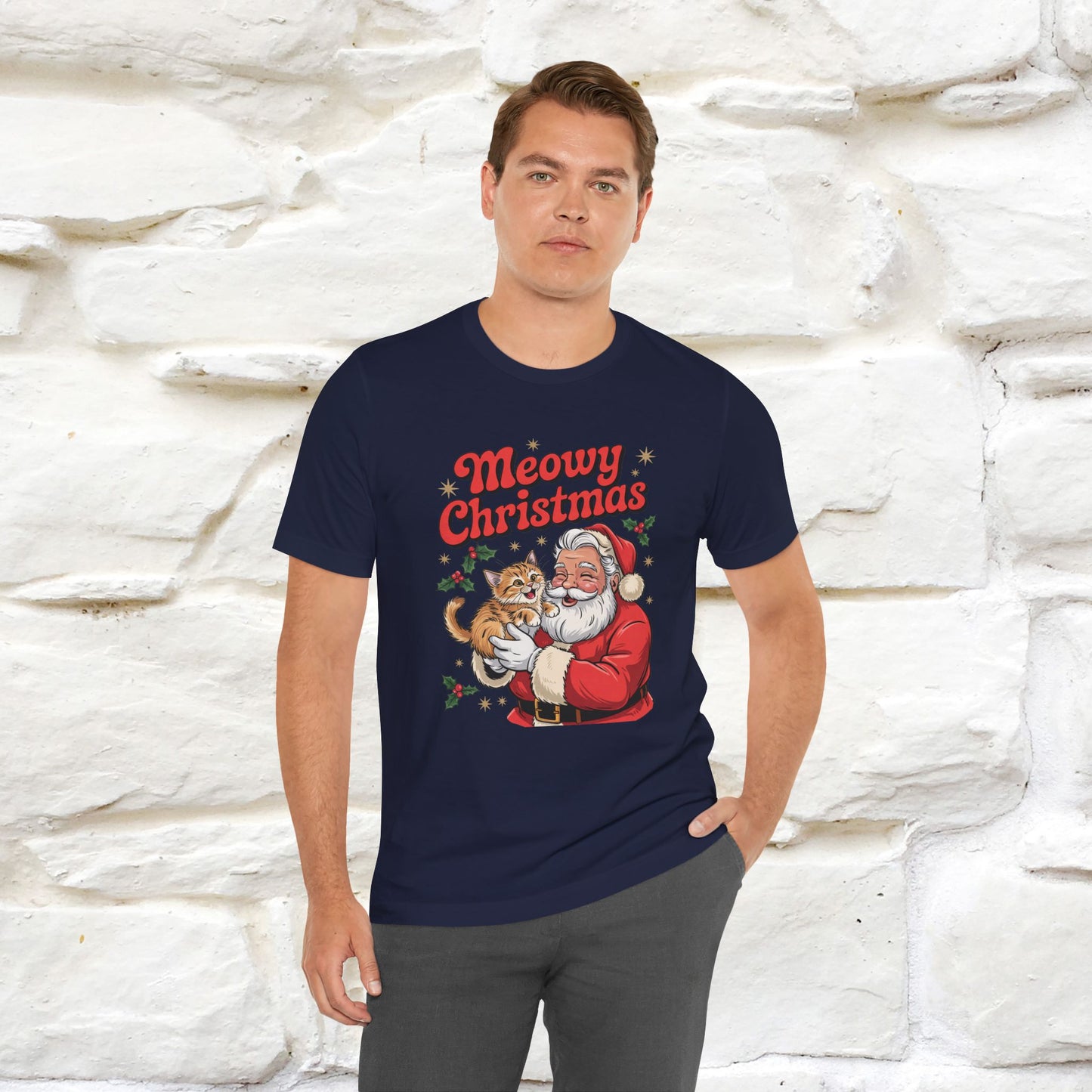 “Meowy Christmas” | Cat T-Shirt | Nunu&Miao Studio