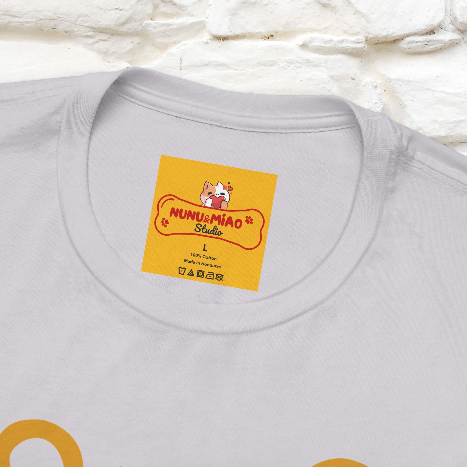 ''Power'' | Cat T-Shirt Front and Back Design | Nunu&Miao Studio - Nunu&Miao Studio