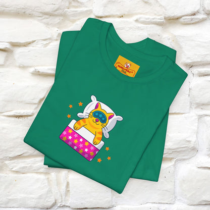 "I Am Sorry I Have Plans With My Bed" |  Cat T-Shirt | Front & Back Design | Nunu&Miao Studio - Nunu&Miao Studio