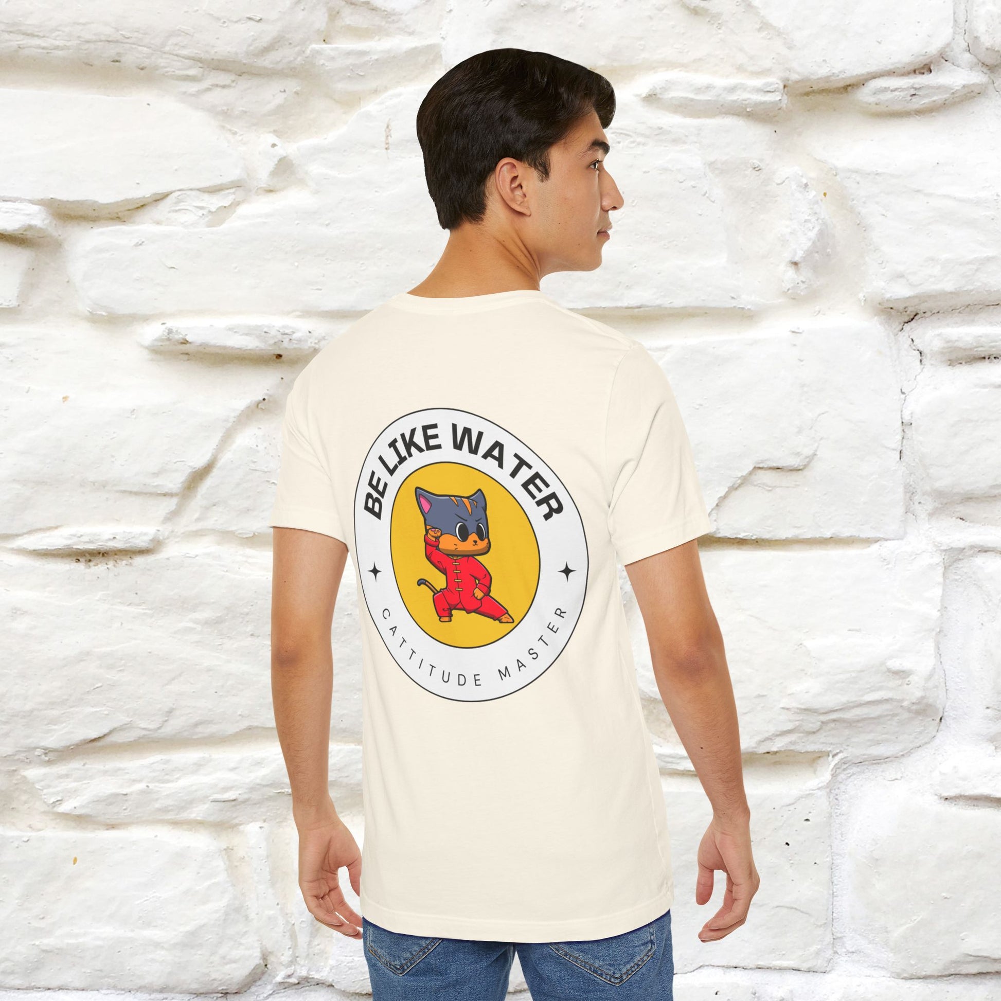 "Be Like Water: Cattitude Master | Cat T-Shirt |Nunu&Miao Studio - Nunu&Miao Studio