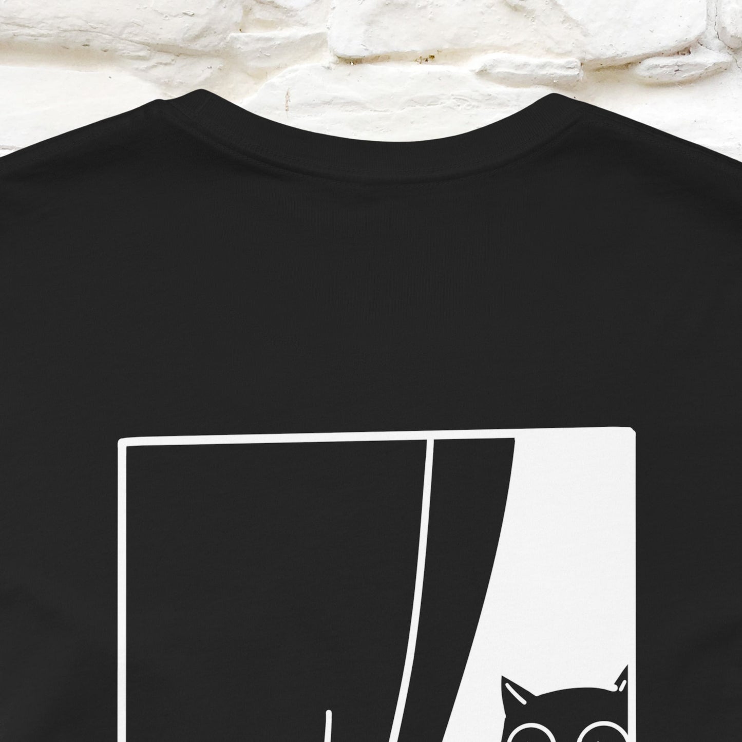 “Don’t trust atoms… they make up everything.” |  Cat T-Shirt | Front & Back Design | Nunu&Miao Studio