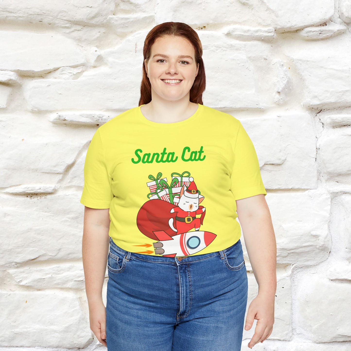 "Funny Santa Cat..." | Cat T-Shirt | Nunu&Miao Studio