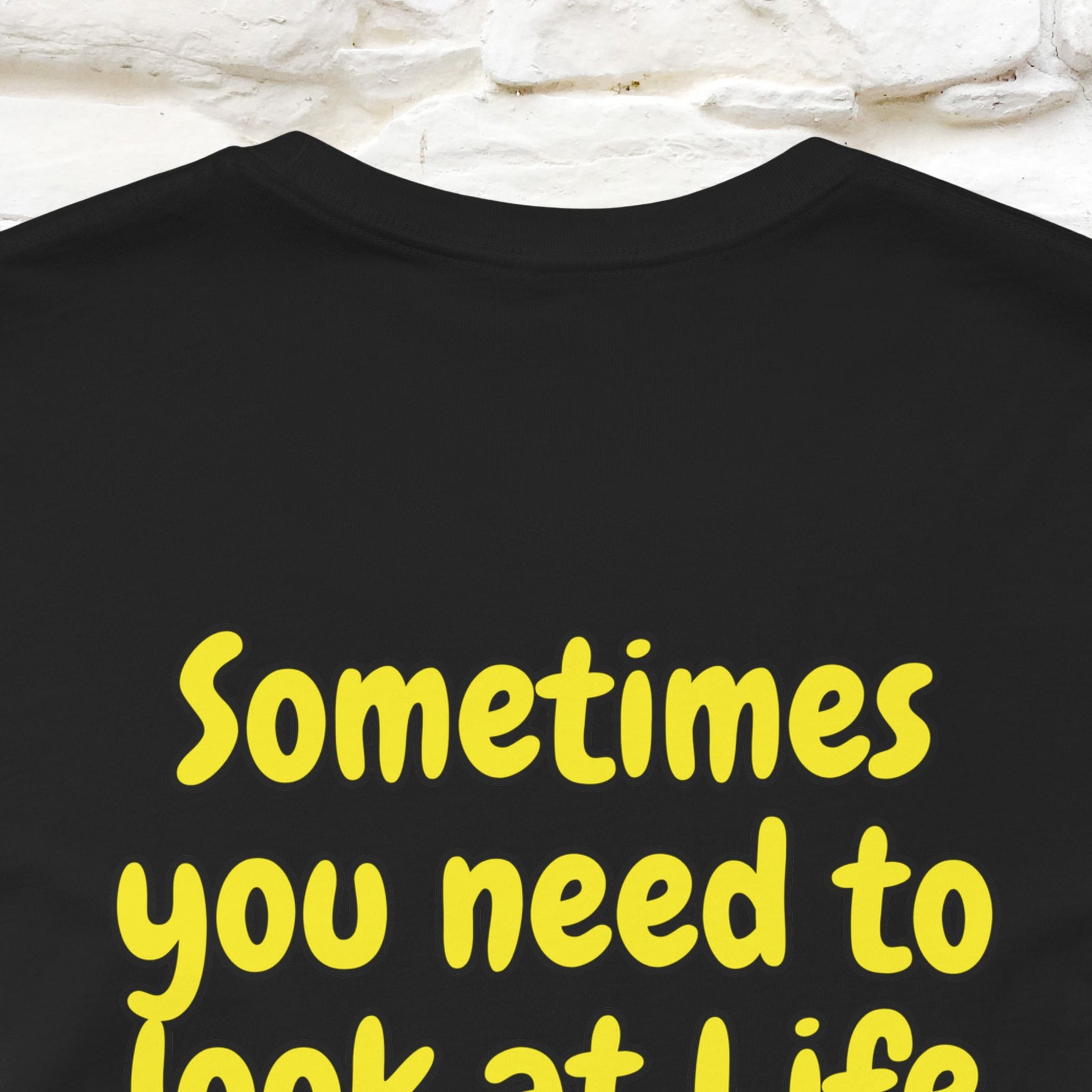 "Sometimes You Need to Look at Life from a Different Perspective" Cat T-Shirt | Front & Back Design | Nunu&Miao Studio - Nunu&Miao Studio