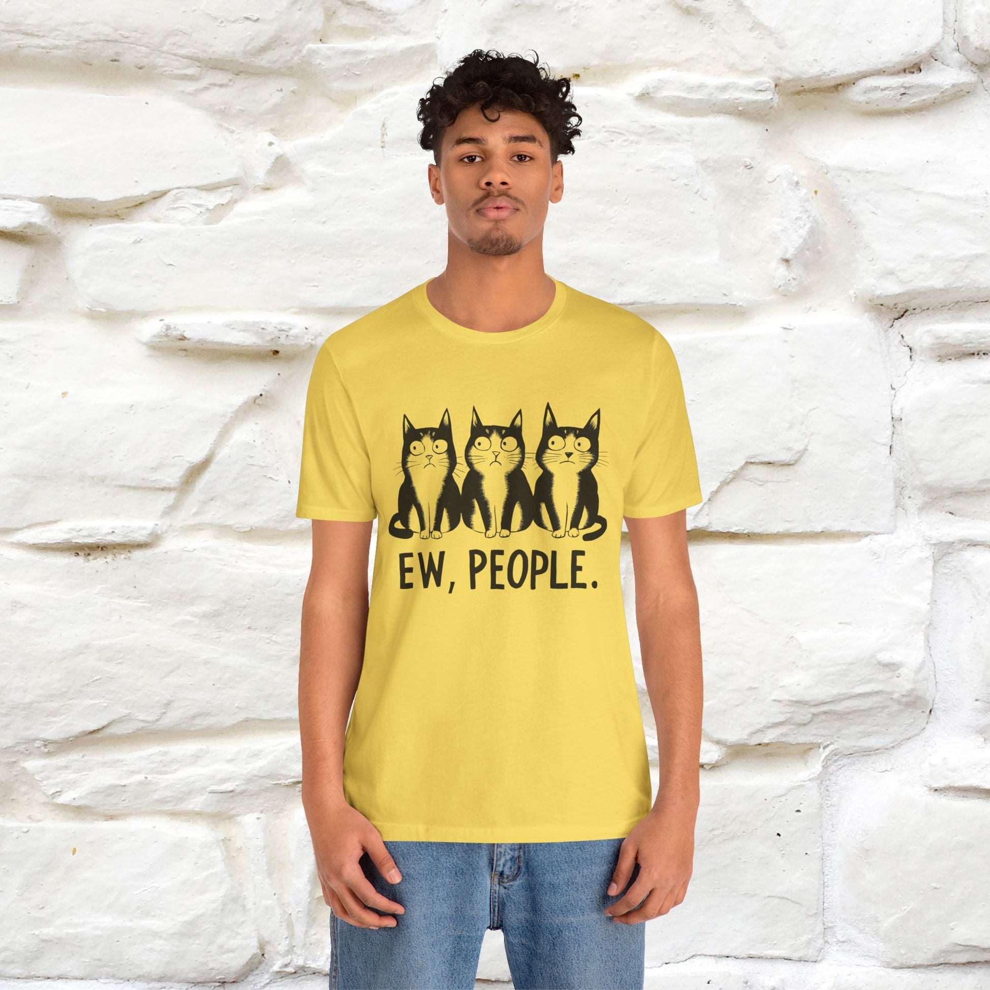 Ew, People | Funny Cat T-Shirt | Nunu&Miao Studio - Nunu&Miao Studio