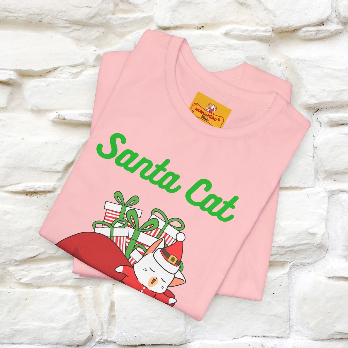 "Funny Santa Cat..." | Cat T-Shirt | Nunu&Miao Studio
