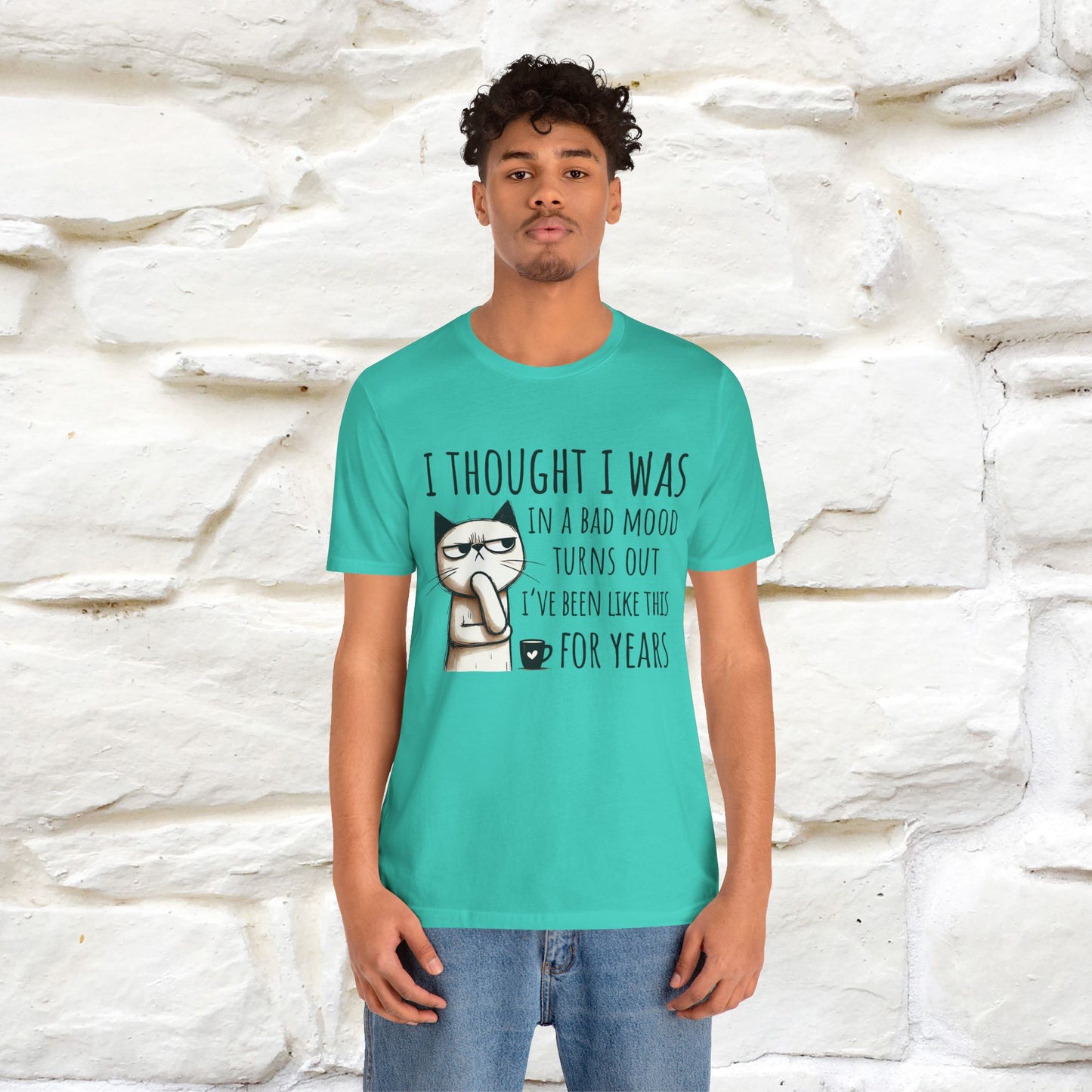 "I Thought I was In A Bad Mood.. " Cat  T-shirt |Nunu&Miao Studio - Nunu&Miao Studio