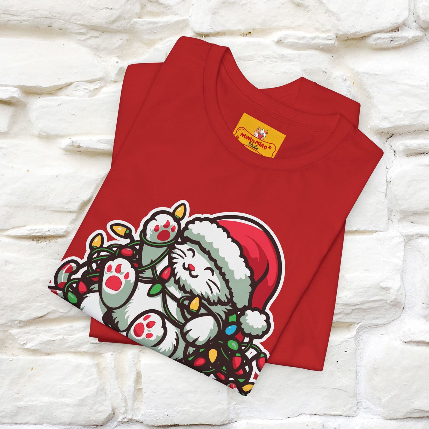 “Purr-Fectly Naughty” | Cat T-Shirt | Nunu&Miao Studio