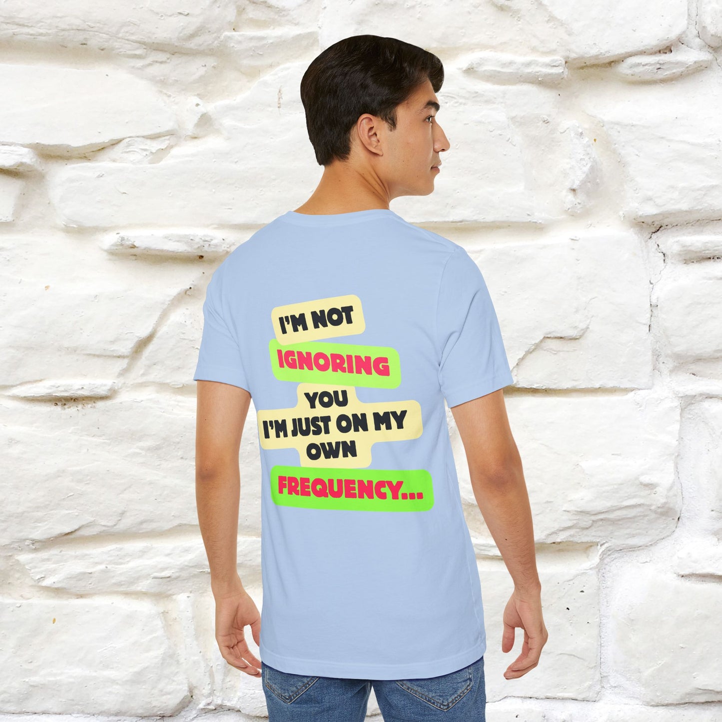 "I'm Not Ignoring You. I'm Just  .. " Cat T-Shirt | Front & Back Design | Nunu&Miao Studio - Nunu&Miao Studio