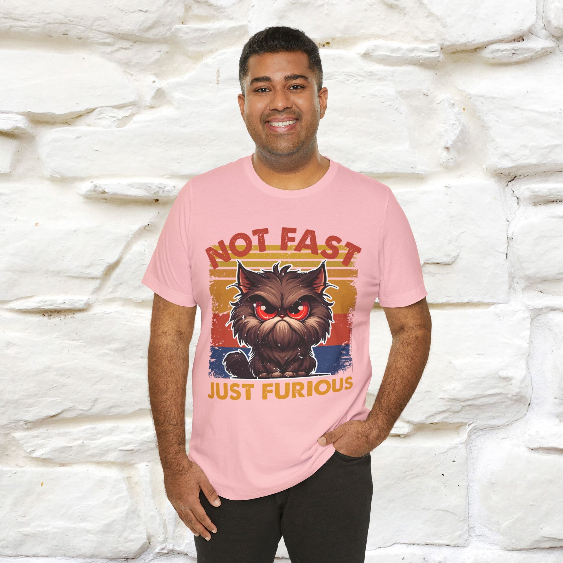 Not Fast, Just Furious |  Sarcastic Cat T-Shirt | Nunu&Miao Studio - Nunu&Miao Studio