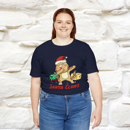 "Santa Claws" |Funny Cat T-Shirt | Nunu&Miao Studio
