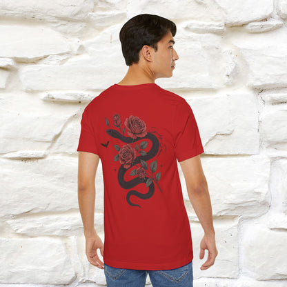 "The Rose and The Snake " Halloween T-shirt |Nunu&Miao Studio - Nunu&Miao Studio