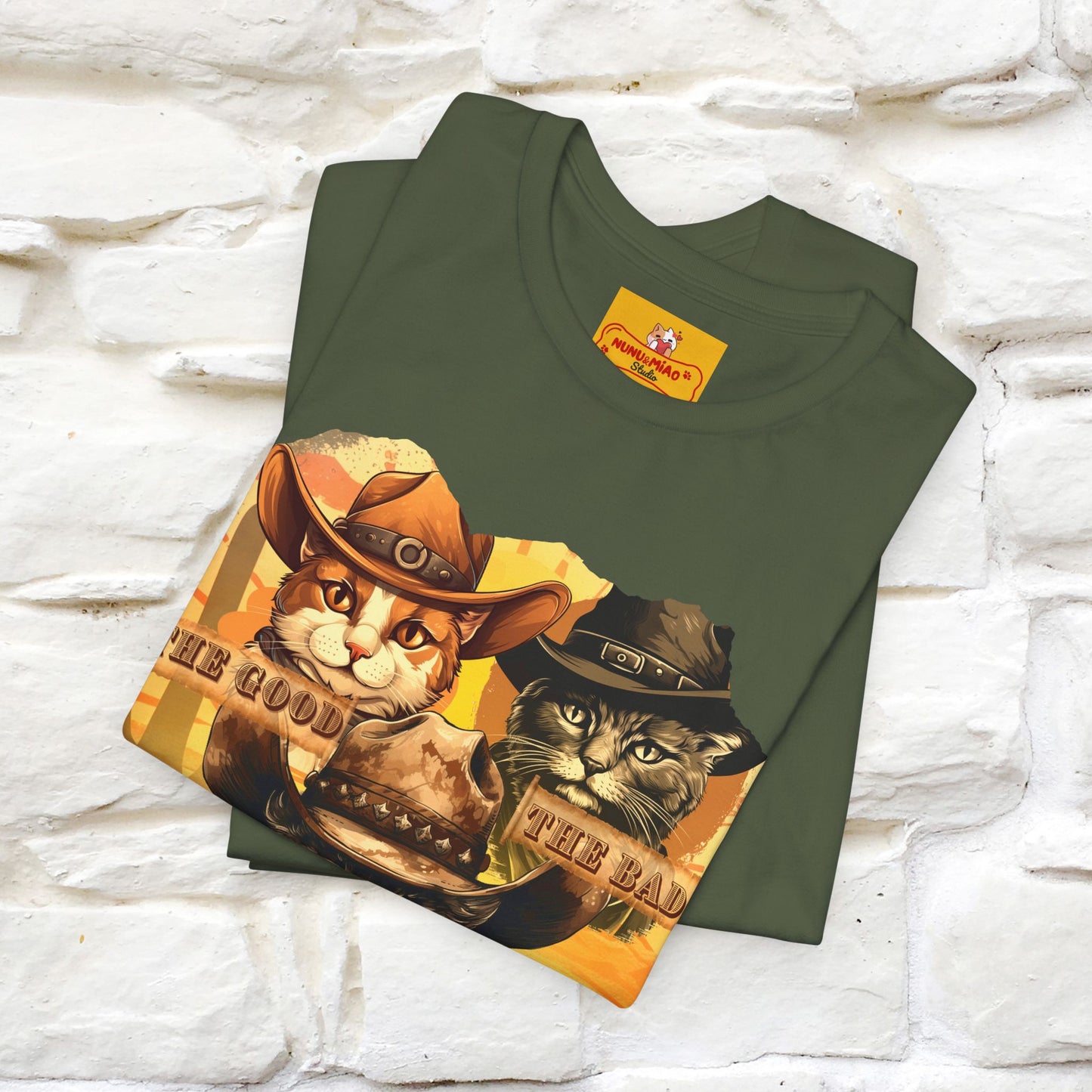 ''The Good, the Bad, and the Meow''| CatT-Shirt | Nunu&Miao Studio - Nunu&Miao Studio