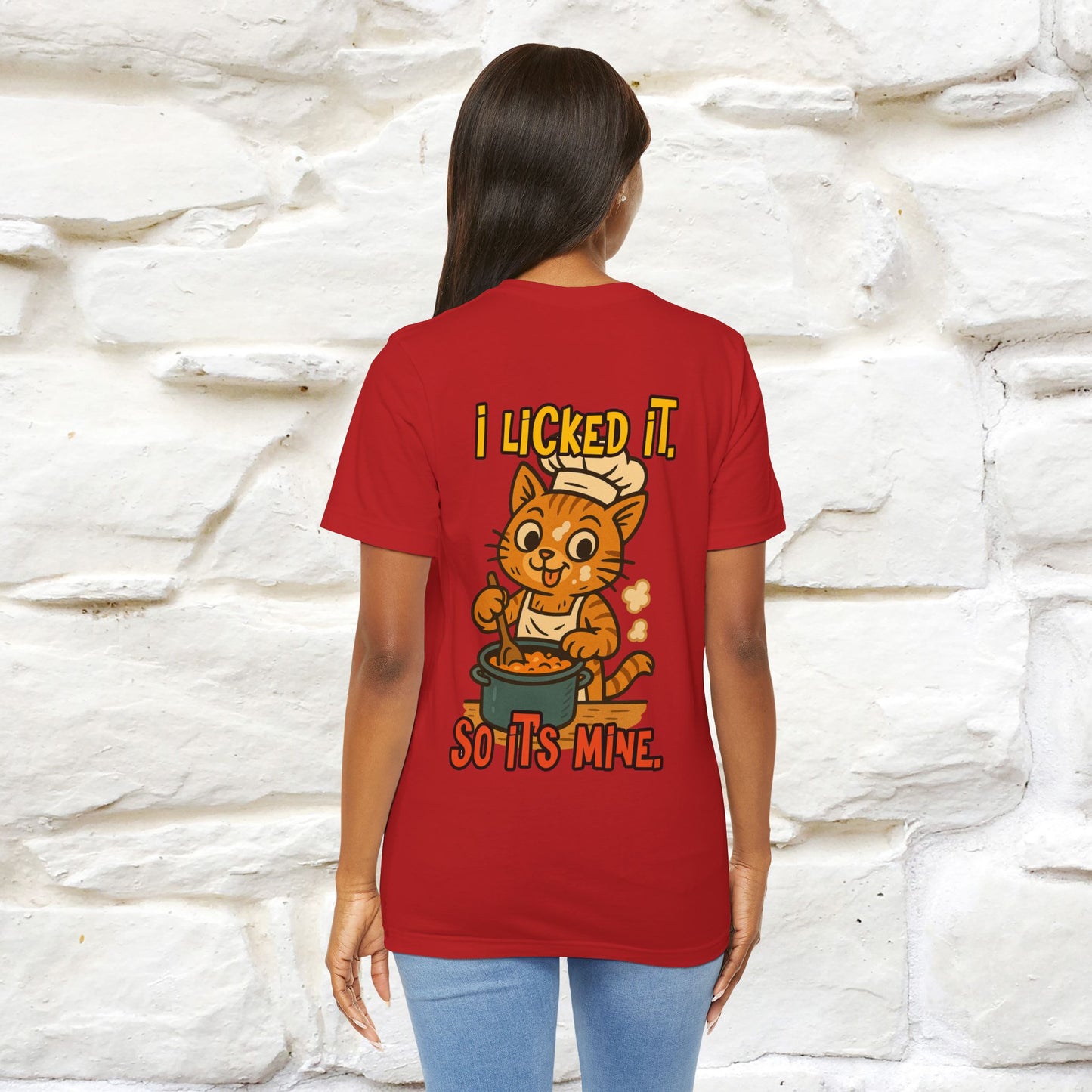 "I Licked It. It's Mine  " |Cat T-Shirt | Nunu&Miao Studio - Nunu&Miao Studio