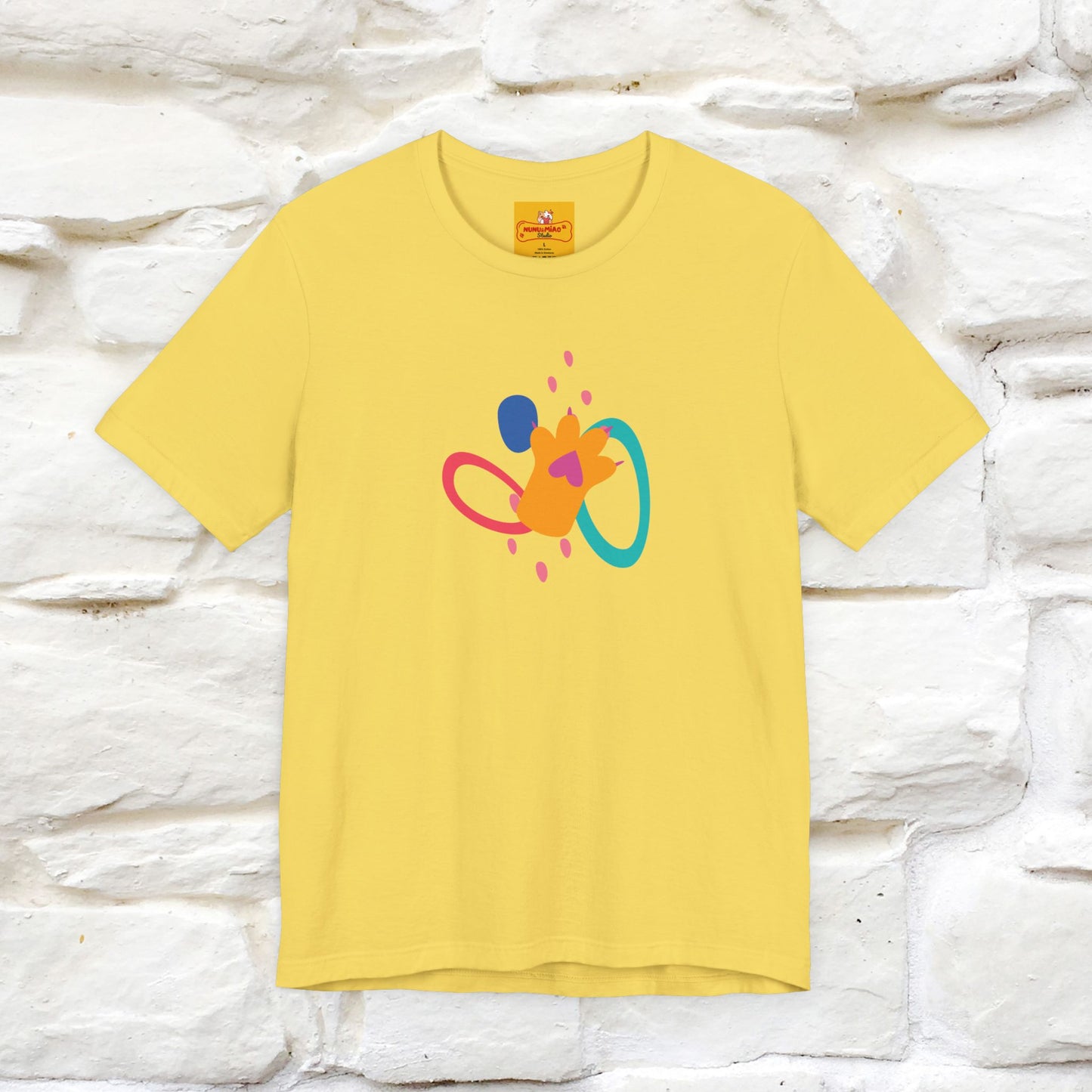 ''The Power Of Meow'' Cat T-Shirt Front and Back Design | Nunu&Miao Studio - Nunu&Miao Studio