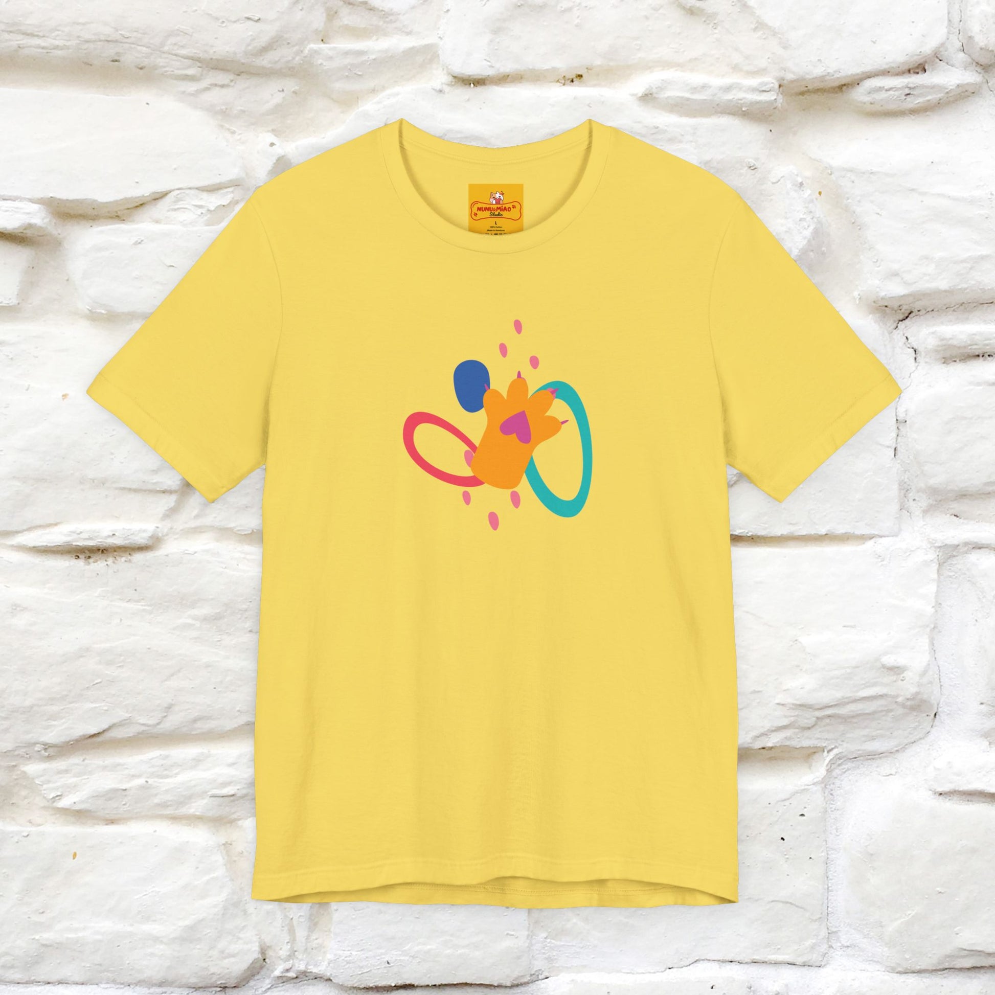 ''The Power Of Meow'' Cat T-Shirt Front and Back Design | Nunu&Miao Studio - Nunu&Miao Studio