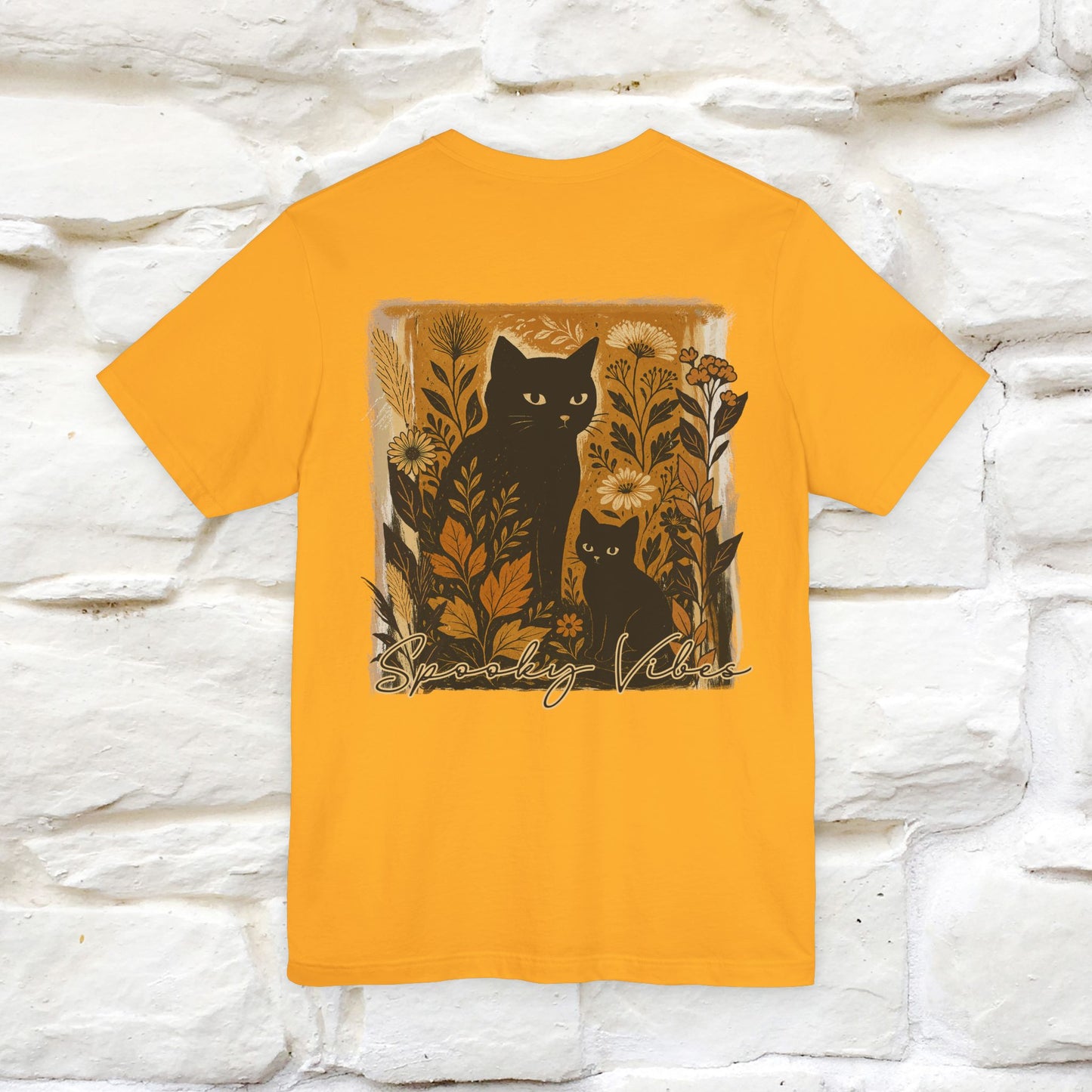 "Spooky Vibes" Cat T-shirt |Nunu&Miao Studio - Nunu&Miao Studio